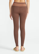 Calça Legging Feminina Skin Texture - Marrom