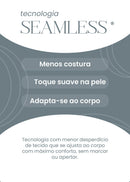 Bermuda Feminina Slimp Skin Ribana - PRETO