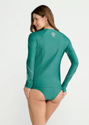 Camiseta Feminina Manga Longa Uv Surf - VERDE