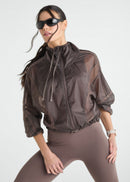 Jaqueta Feminina Cropped Recortada