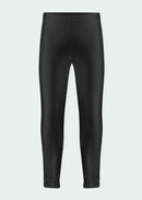 Calça Legging Infantil Feminina Recortada - PRETO