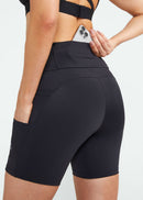 Bermuda Feminina 8 Pockets Run - PRETO