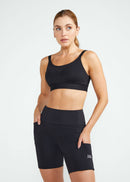 Bermuda Feminina 8 Pockets Run - PRETO