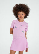 Camiseta Feminina Infantil Manga Curta Thermodry Pespontos
