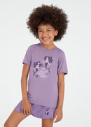 Camiseta Feminina Infantil Manga Curta Thermodry Sereia