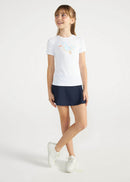 Camiseta Feminina Infantil Thermodry Gaivota - BRANCO
