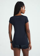 Camiseta Feminina Manga Curta Thermodry u - PRETO