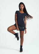 Camiseta Feminina Manga Curta Thermodry u - PRETO
