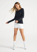 Camiseta Feminina Manga Longa Thermodry Dedeira - PRETO
