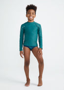 Camiseta Masculina Manga Longa Uv Surf Kids - VERDE