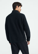 Casaco Masculino Bolso Sherpa - PRETO