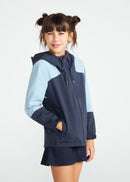 Jaqueta Bicolor Infantil - AZUL
