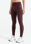 Calça Legging Feminina Skin Brilho - Marrom