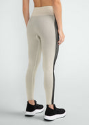 Calça Legging Feminina Skin Stripes - Bege