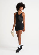 Macacão  Feminino Curto  Básico - PRETO