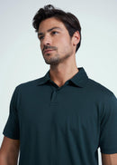 Polo Masculino Manga Curta Pima Premium - VERDE