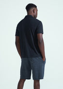 Polo Masculino Manga Curta Pima Premium - PRETO